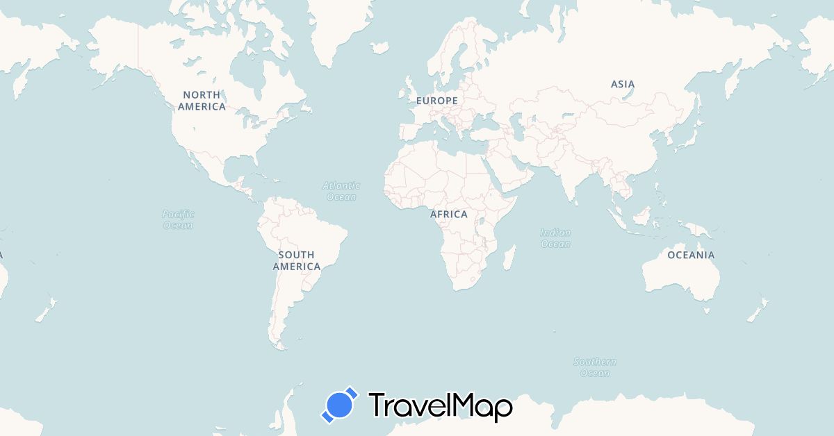 TravelMap itinerary: driving in Austria, Australia, Bulgaria, Canada, China, France, United Kingdom, Hungary, Iran, Kyrgyzstan, Kazakhstan, Laos, Malaysia, New Zealand, Serbia, Singapore, Thailand, Tajikistan, Turkmenistan, Turkey, United States, Uzbekistan (Asia, Europe, North America, Oceania)